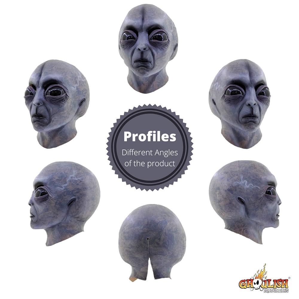✴alienさま専用　2405-B ✴ Amazon.com: Ghoulish Productions Area 51 Alien Latex Mask